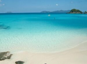 Trunk Bay Beach in St. John United States Virgin Islands