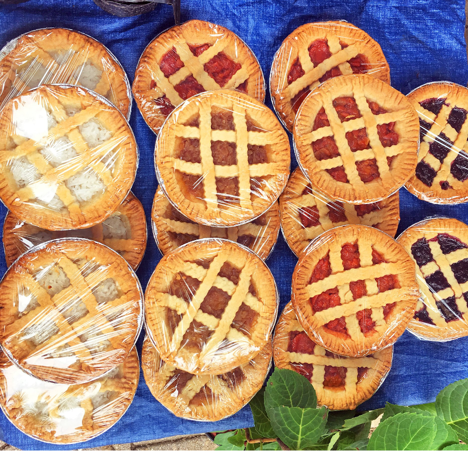An assortment of tarts